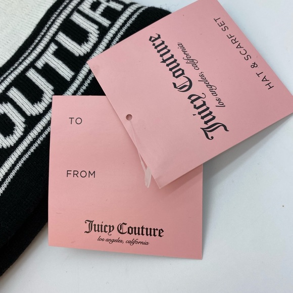 Juicy Couture Hat and Scarf Gift Set - Picture 2 of 4